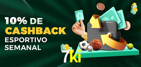 10% de bônus de cashback na 7ki